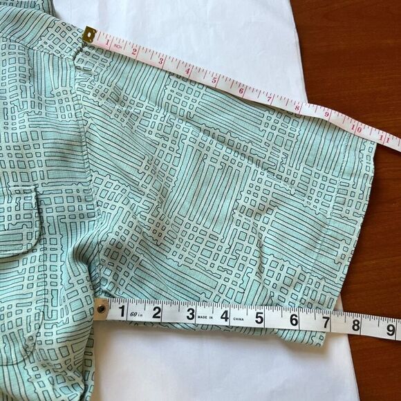 Tommy Bahama Men’s Short Sleeve Hawaiian Camp Shirt Teal Size Small 100% Silk - Picture 12 of 12